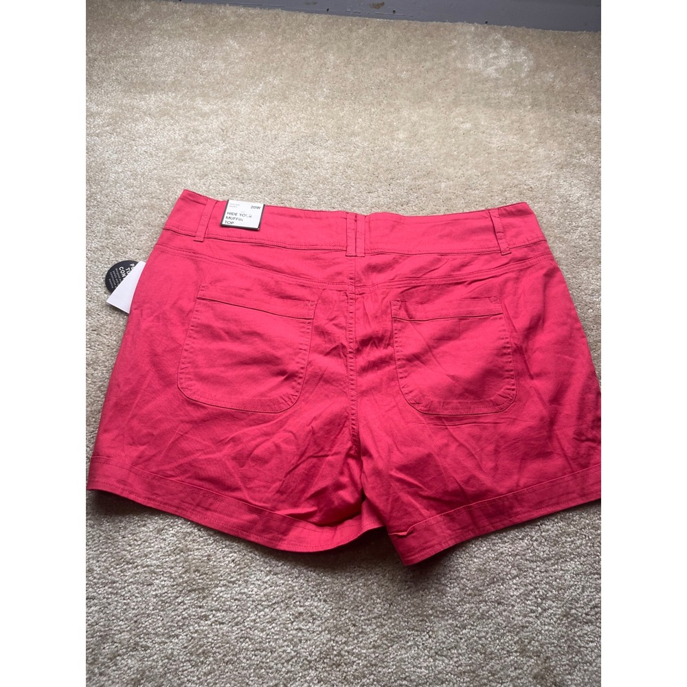 Royalty for Me Pink High Rise Tummy Control Shorts Size 20W New With Tags - Picture 8 of 9